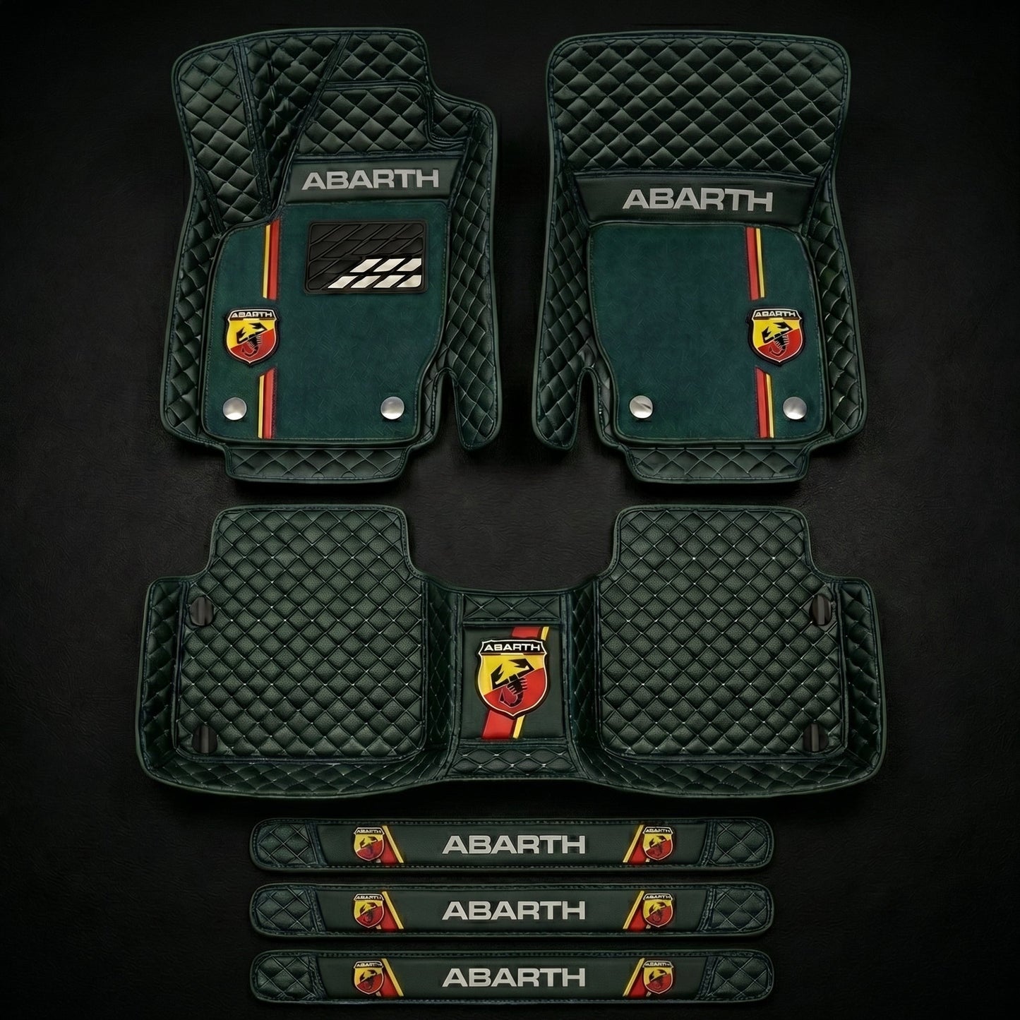 Set di tappetini auto premium, finitura in pelle – pulizia ed eleganza ogni giorno