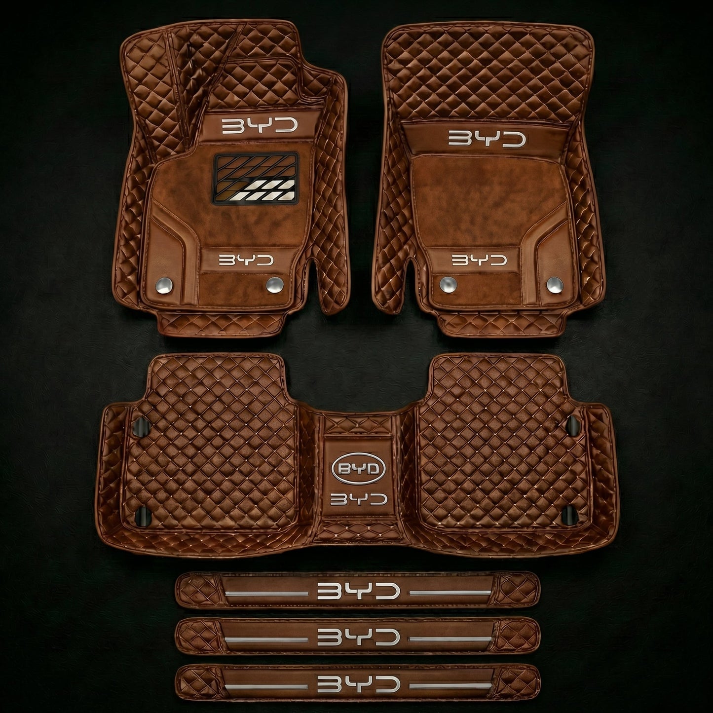 Set di tappetini auto premium, finitura in pelle – pulizia ed eleganza ogni giorno