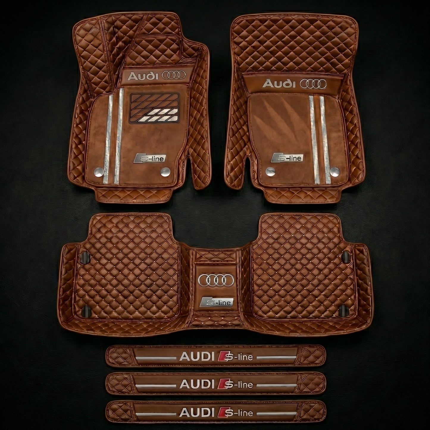 Set di tappetini auto premium, finitura in pelle – pulizia ed eleganza ogni giorno