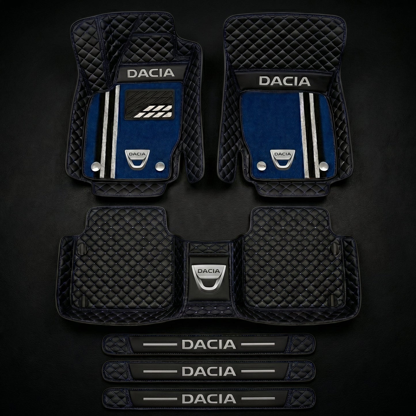 Set di tappetini auto premium, finitura in pelle – pulizia ed eleganza ogni giorno