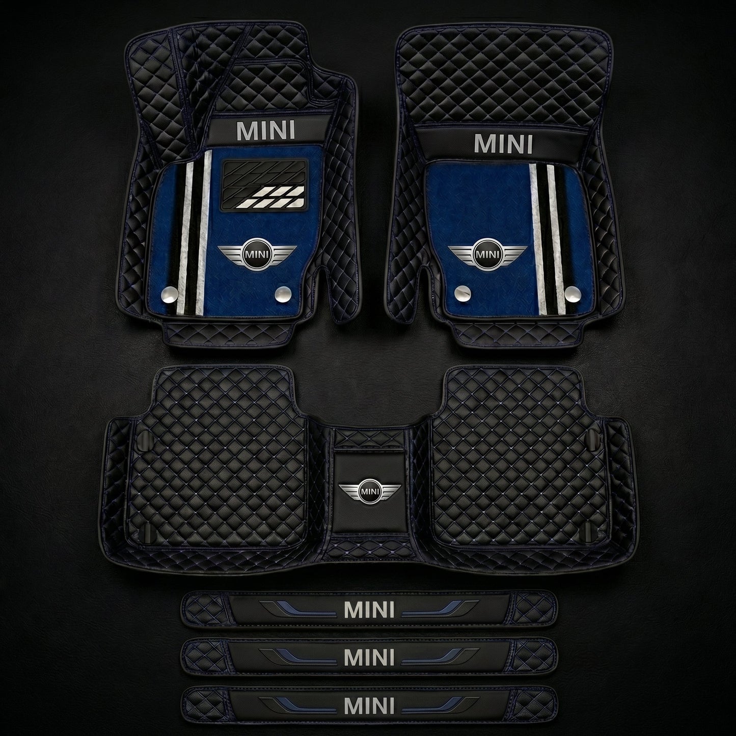 Set di tappetini auto premium, finitura in pelle – pulizia ed eleganza ogni giorno