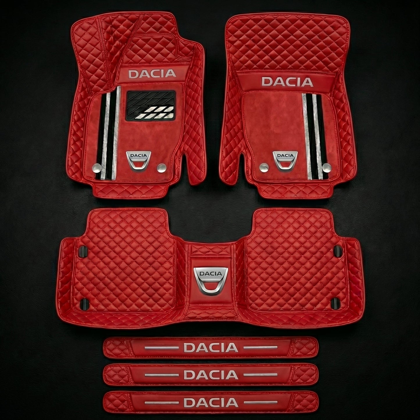 Set di tappetini auto premium, finitura in pelle – pulizia ed eleganza ogni giorno